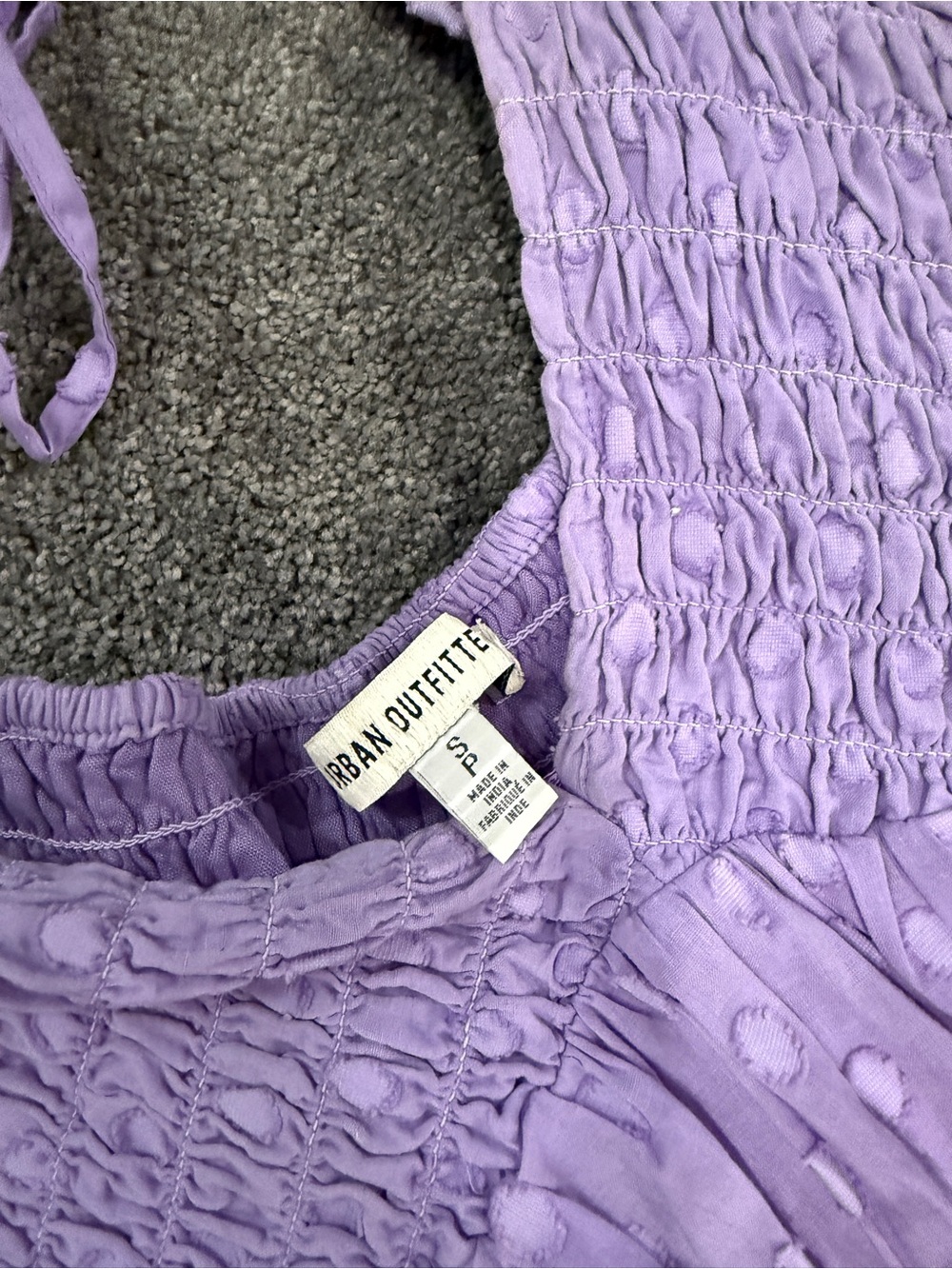 Urban Outfitters Lilac Tiered Sundress with Smocked Bodice - Picture 2 of 4